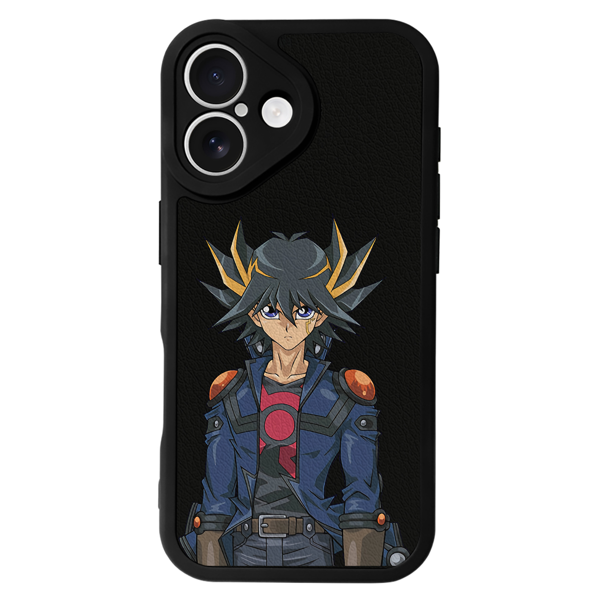 遊☆戯☆王 Yu-Gi-Oh! 【iPhone 16シリーズ対応】シリコンスマホケース（レザー調） 材質：シリコン